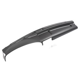 HECASA Dashboard Cover Compatible with 1992-1997 Ford F-150 F-250 F-350 Bronco ABS Plastic Painted Black