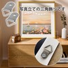 ADOFUN Picture Frame Hook with Wood Screw, Triangle Hanging Can