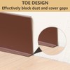 Lifronkit Flexible Baseboard Molding Trim, Peel and Stick Rubber Baseboard