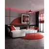 LEDSone 32cm E27 Retro Metal Pendant Light Kit (Red) [Energy