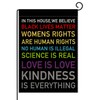 pingpi in This House, We Believe Small Garden Flag Vertical