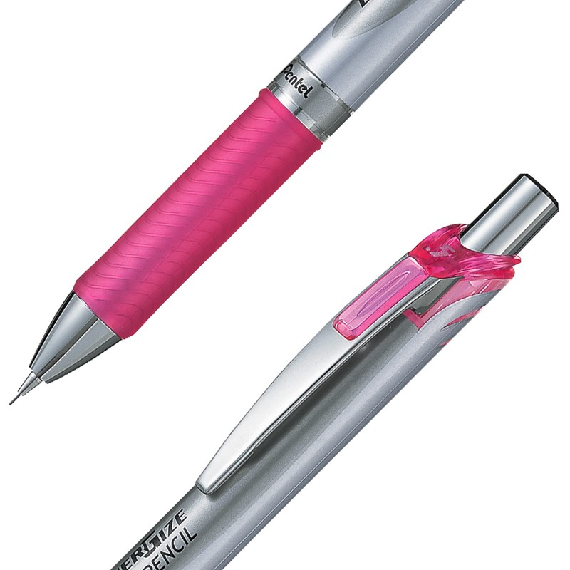 Pentel PL75BP-P Lapicero Energize Pencil, Color Rosa, BP, 1 pieza