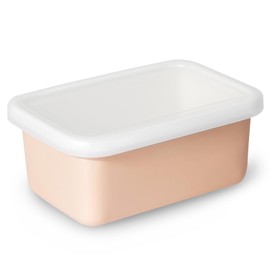 atRise Storage Container, Preserves Freshness and Tastiness with Airtight Lid, Bran Pickled Miso, Square Shape, Includes Lid for Visible Contents (Shinonome, M)
