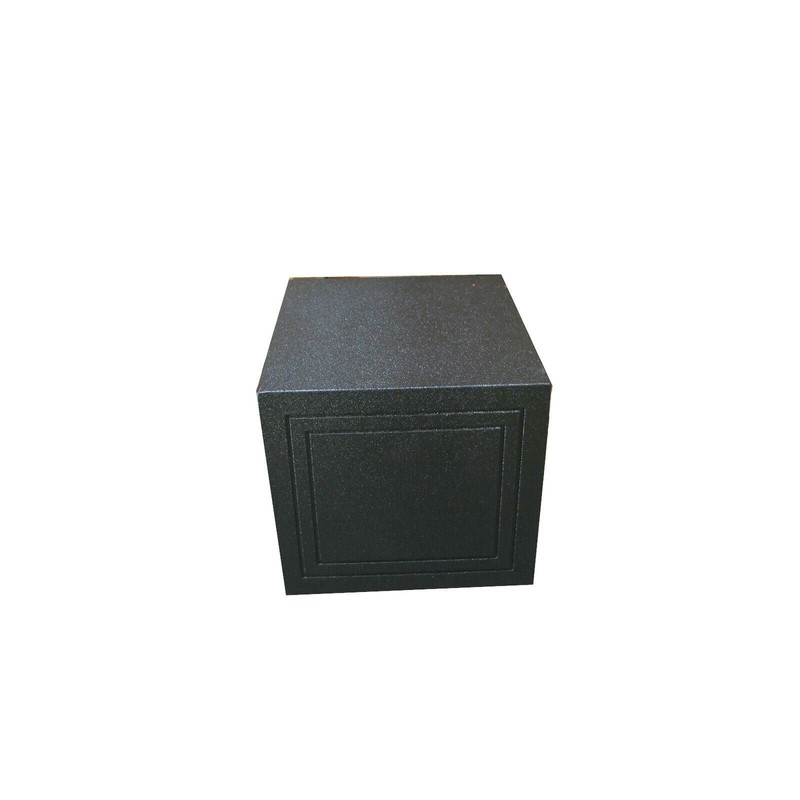 Single 12" Vented Armor Coated Subwoofer Box with Painted Kerf