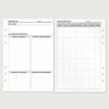 KOMPASS® Monthly Planner | 24 DIN A5 Inserts for Ring