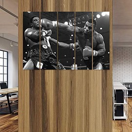 Mike Tyson Boxing Canvas Art Wall Art Home Decor - Various Sizes (5 Pieces Mega)