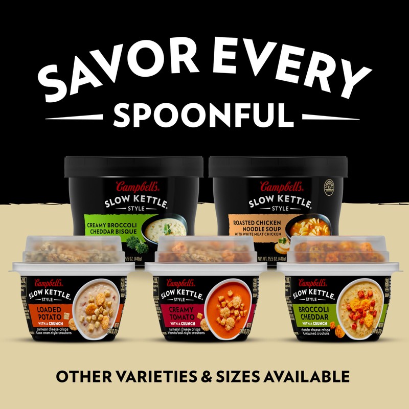 Campbell's Slow Kettle Style Tomato & Sweet Basil Bisque, 15.5