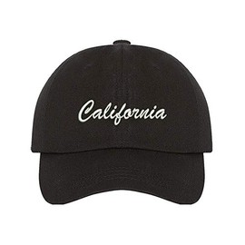 California Baseball Cap- West Coast Dad Hat -Unisex (Black)