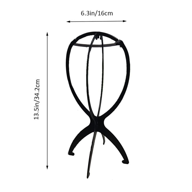 Mydio 3-Piece Plastic Hat Stand - Durable, Stable Cap Rack