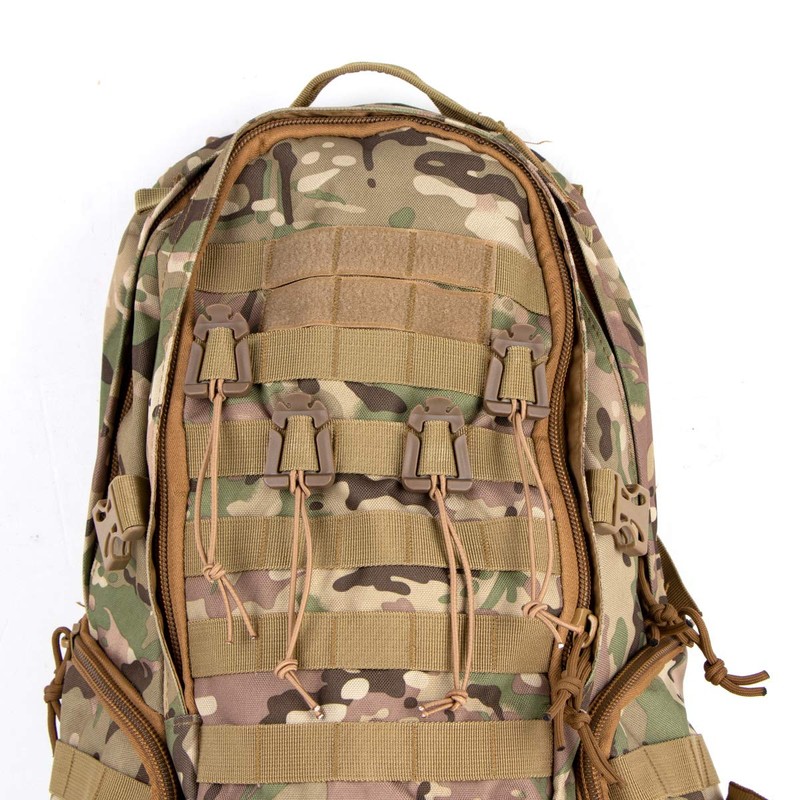 IronSeals 10 Pack Triangle Shape Tactical Gear Clip Backpack Webbing