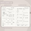 And Per Se Budget Planner, Monthly Budget Notebook with Expense