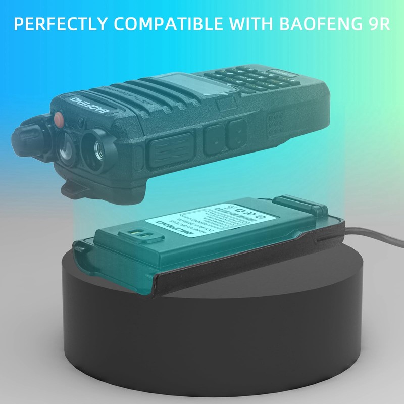 BAOFENG uv-9r car Charger,DC7.4V uv9r Radio Battery Eliminator Car Charger