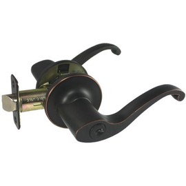 Designers Impressions Richmond Design Oil Rubbed Bronze Entry Door Lever (We Key Lock Orders Alike for Free)
