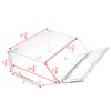 Ikee Design Acrylic Stackable Bakery Case Kitchen Pastry Container Display,