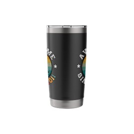 Birthday Hockey Lover Gift 14 years Old Awesome Since 2011 Stainless Steel Insulated Tumbler