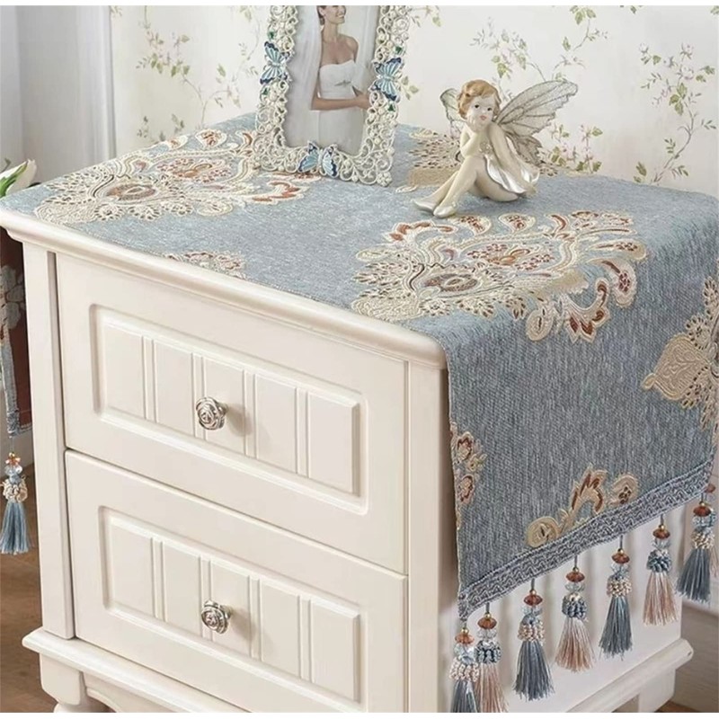 Utobanh Simple Bedside Table Dust Cover Cover Cloth Towel Cushion