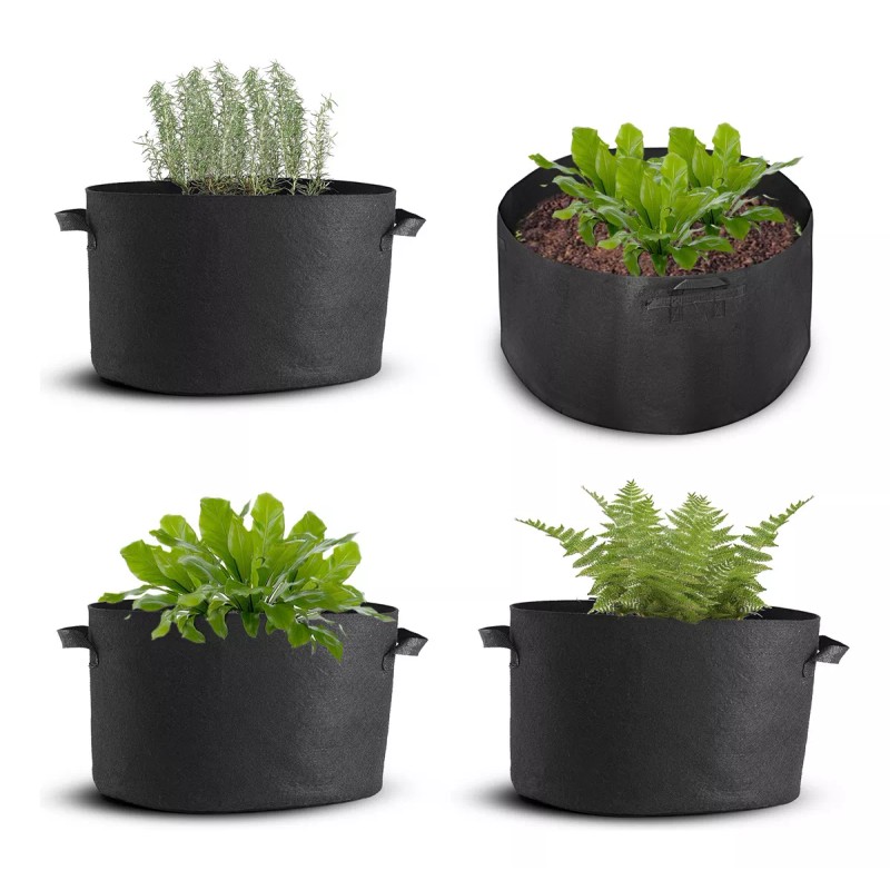 Vevor 6 Pzes Bolsas De Cultivo De Plantas 100 Galones