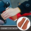Mountain Bike Grips - PU Leather Ergonomic Scooter Grips -