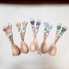 Flower Salad Servers (Teal)