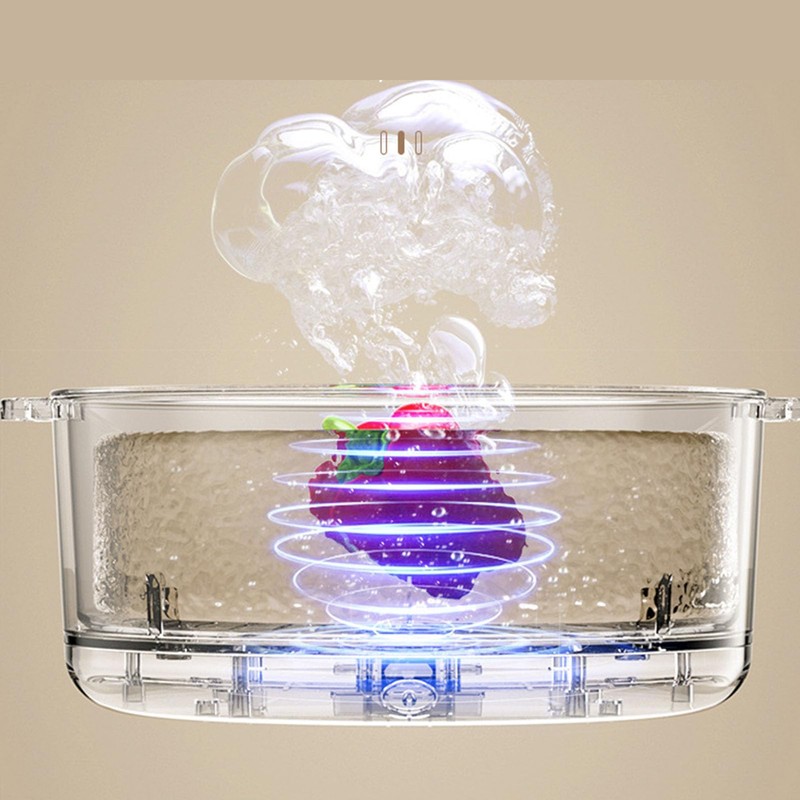 Fruit and Vegetable Washing Machine, Multifunctional Electric Vegetable Washing Basket