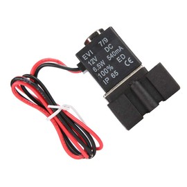 Electric Solenoid Valve 1/8 NPT 2 Way Normally Closed DC12V Plastic 0-0.7MPa Direct Acting Stainless Steel Ball