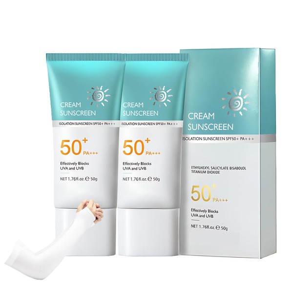 2 Stück Gesichtscreme mit Lsf 50 Sunscreen Face Spf 50