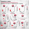 Ultimate 121-Piece Pegboard Hooks Set, Pegboard Accessories with Metal Hooks,