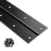 Black Piano Hinge 48 Inch x 3 Inch Heavy Duty