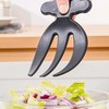 Salad Serving Tongs - Kitchen Tossing Utensils for Household -