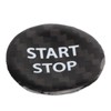 Push Start Button Cover Carbon Fiber Ignition Switch Button Cover