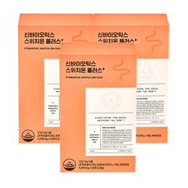 switch on Synbiotics Switch On Plus 4g / 신바이오틱스 스위치온 플러스 4g x 90포 3박스 생유산균 프락토올리고당