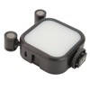 Stereo Microphone Light 10 Levels Brightness Dual Mic Fill Lamp