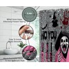 Halloween Shower Curtain Scary Face Funny Ghost Gothic Spooky Party