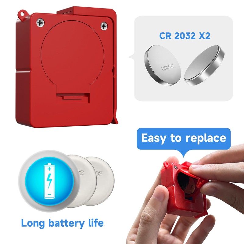 Rerishom Portable Vibration Induction Anti-theft Alarm , 130DB Sound Alarm