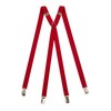 Olata Skinny Classic Style Fully Adjustable X-Shape Clip on Braces/Suspenders