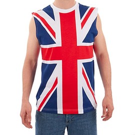 Largemouth Men's British Flag Tank Multicolor (Small)
