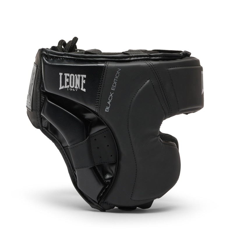 LEONE CS435 1947 Boxing Headgear, Unisex Black EDITION Protective Gear