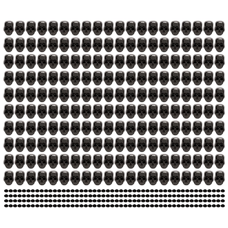 200 Sets Skull Rivets Gothic Style Beautiful Fashionable Skull Stud