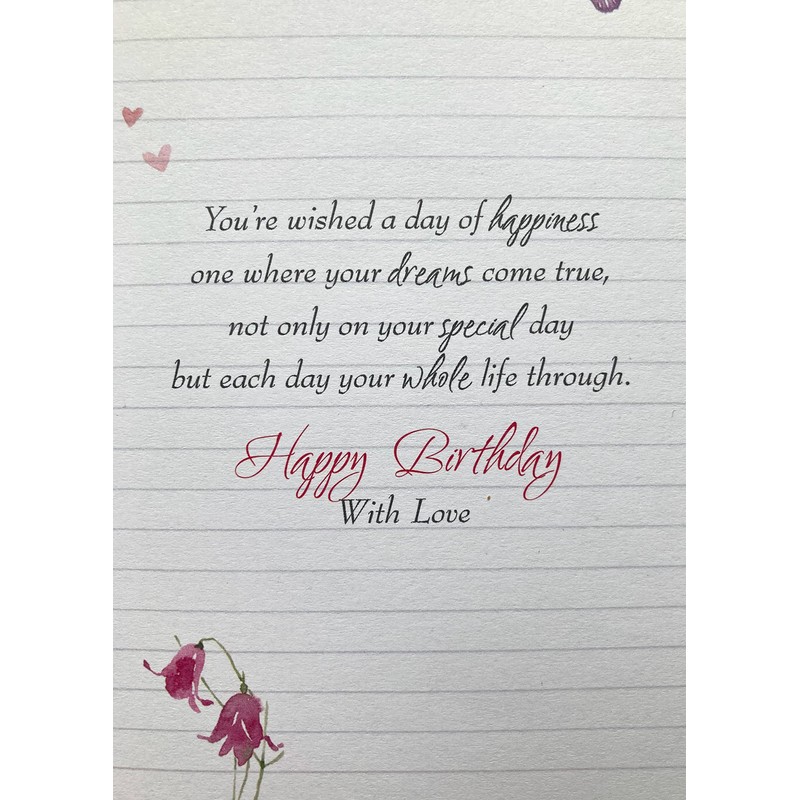 Daughter In Law Birthday Card