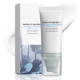 Madagascar Centella Sunscreen, Lightweight Spf 50+ Pa++++, Water-fit Sun Serum, Hydrating & Soothing Sunscreen,Broad Spectrum Uv Protection, Refreshing For All Skin Type (50ml)