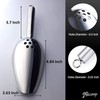 JBscoop Ice Scoop with Holes. Stainless Steel Ice Scoop with
