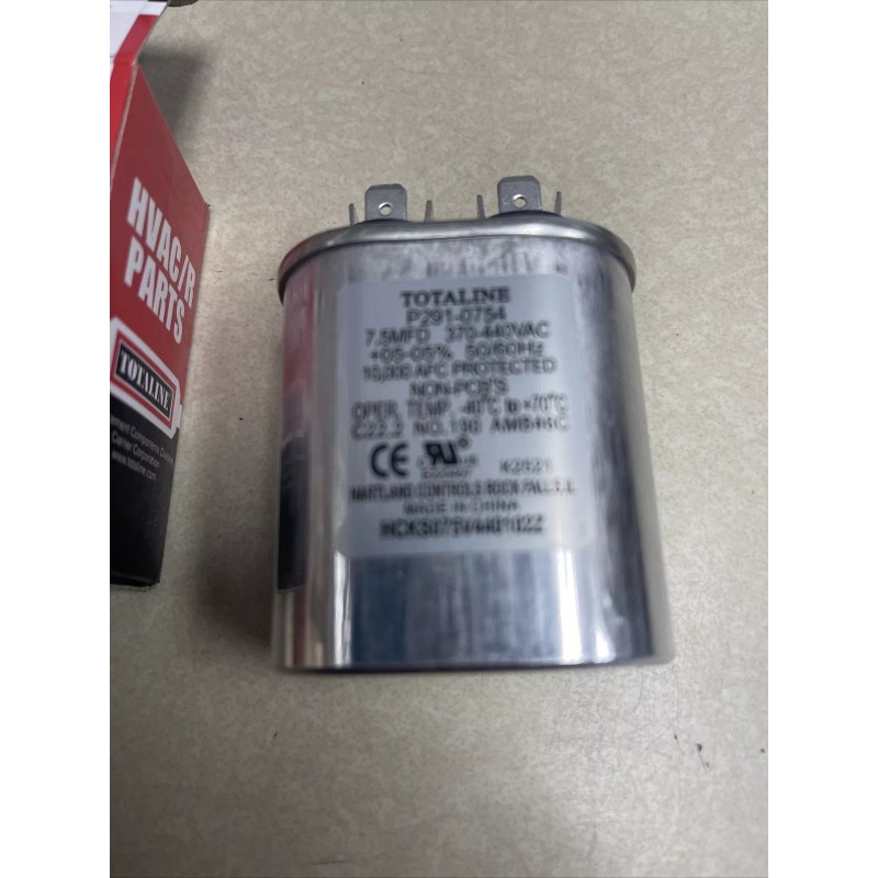 Totaline New Totaline Oval Capacitor 7.5 MFD 370 or 440