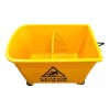 Dalpro Cubeta De Carrito Con Exprimidor 20 Litros Color Amarillo