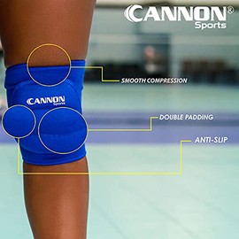 Cannon Sports Pro Volleyball Knee Pads – Thick Padded Sponge for Extra Support – Breathable Anti-slip Collision Avoidance Pro Knee Pads – Volleyball, 