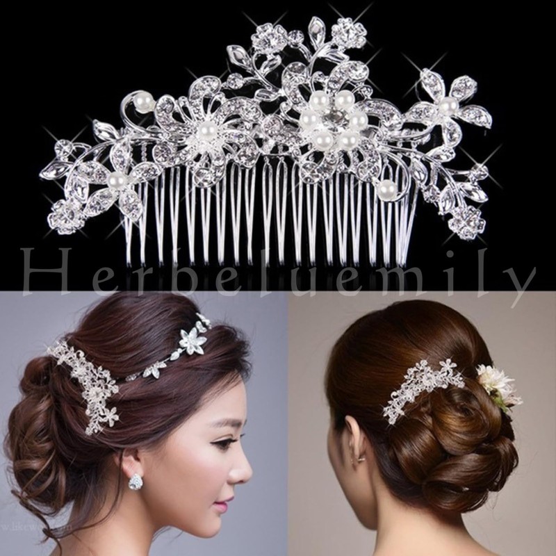 Herbeluemily Hair Comb, Hair Pin, Hair Accessory, Pearl, Hair Ornament,