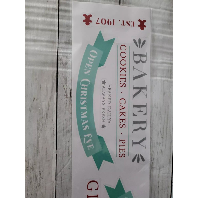 holiday style wall stickers 10 pc