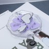 Pastlla 12Pcs Phone Charm Hook Adhesive (Purple, Heart Shaped)