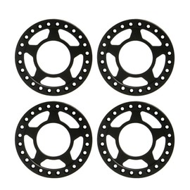 MOHERO 1.9" Beadlock Wheel Rim Replacement Ring for 1/10 RC Axial SCX10 RC Crawler Car Pack of 4 (Black)