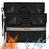 Document Bag Safe Fireproof Waterproof Fireproof Document Box Money Bag
