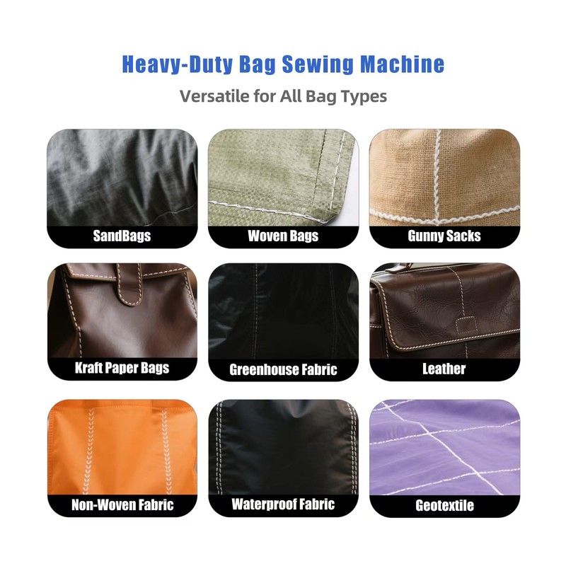 Guoydir Portable heavy-duty sewing machine, industrial sewing machine, handheld sewing